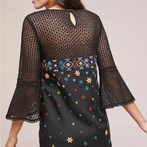 Anthropologie Akemi + Kim Maud Embroidered Shift Dress - Picture 2 of 7